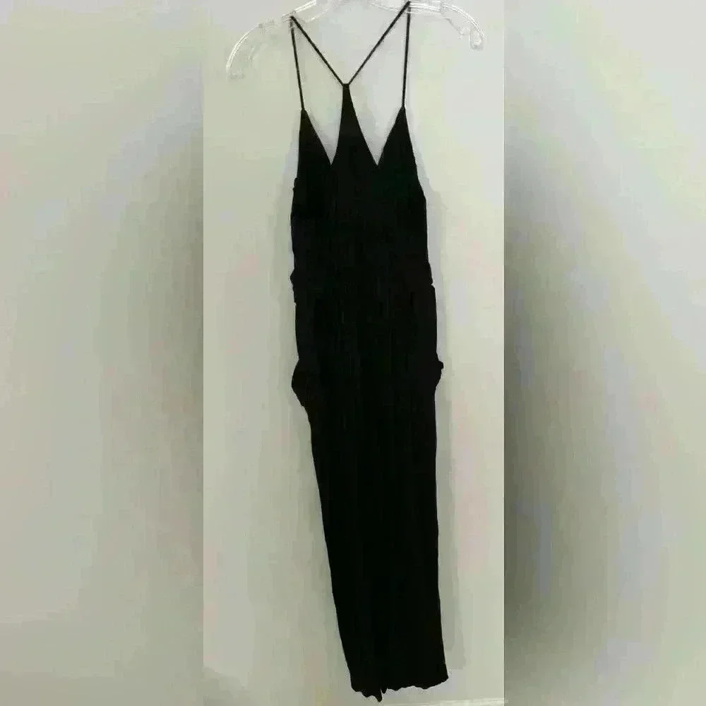 Moulinette Soeurs Danique Wide-Leg Jumpsuit Size XS Black - Picture 7 of 8